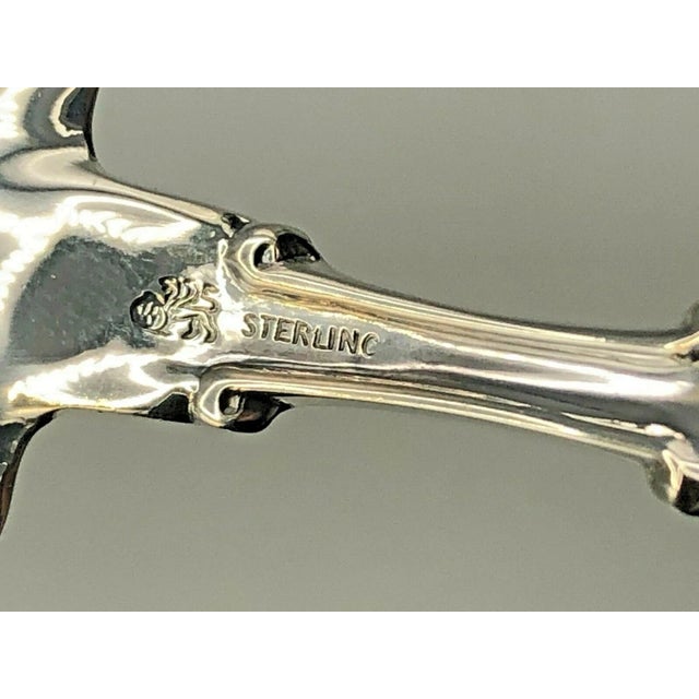 Late 19th Century Set of 3 Whiting Hyperion (1888) Sterling Silver 5 7/8" Teaspoons - 'Sadie' Monogram For Sale - Image 5 of 6