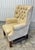 Henredon Henredon Tufted Back Chippendale Style Wingchair For Sale - Image 4 of 11