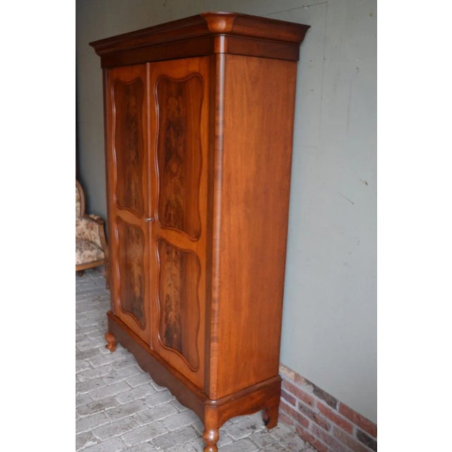 Biedermeier Mahogany Girls Cupboard, 1880s For Sale - Image 6 of 9