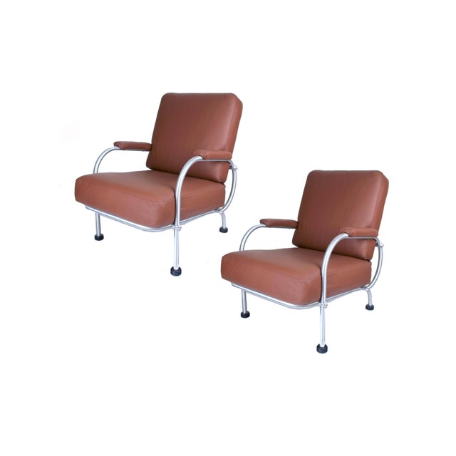 Art Deco Lounge Chairs by Warren McArthur, Set of 2 For Sale - Image 14 of 14