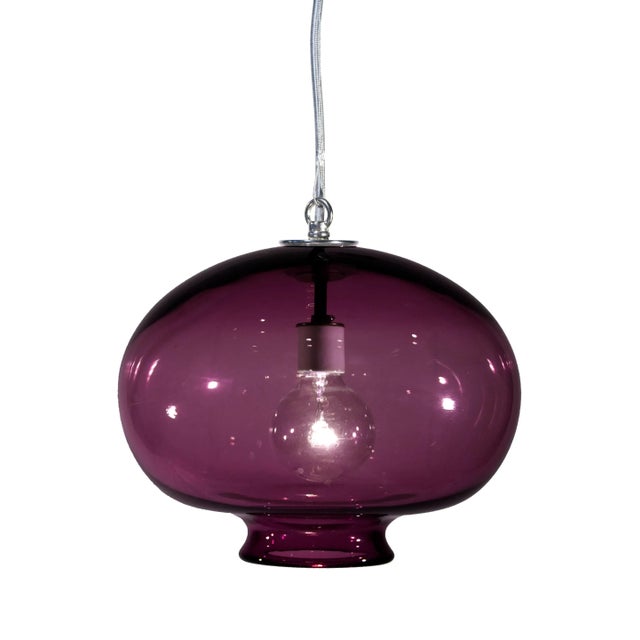 Not Yet Made - Made To Order Lyra Pendant Light from the Versuvius Collection in Lilac For Sale - Image 5 of 5