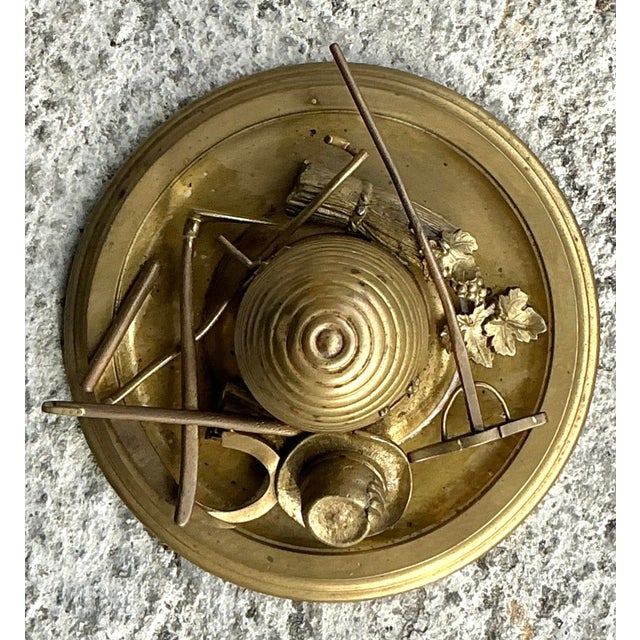 Vintage Boho Brass Honey Pot For Sale - Image 16 of 16