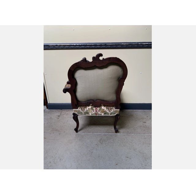 Late 19th Century Antique Louis XV Armchair, 1890 For Sale - Image 5 of 13
