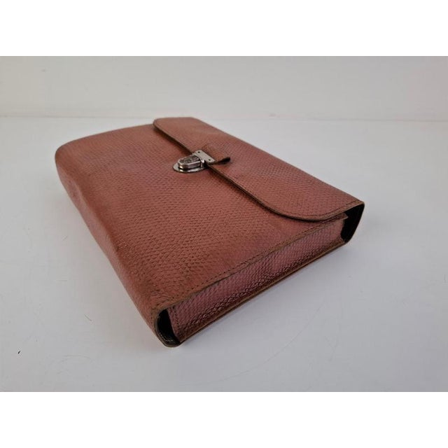 1930s Art Deco Mens Travel Shaving Kit in Leather Case, Czechoslovakia, 1930s For Sale - Image 5 of 18