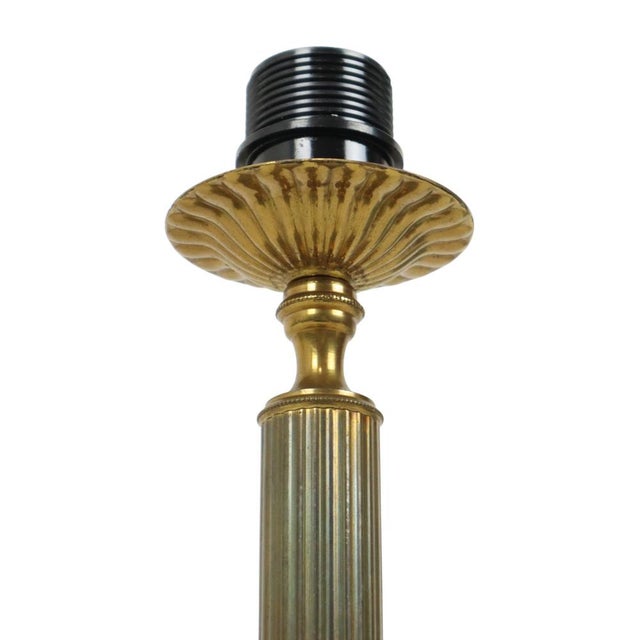1950s Vintage Brass Table Lamp, 1950s For Sale - Image 5 of 14