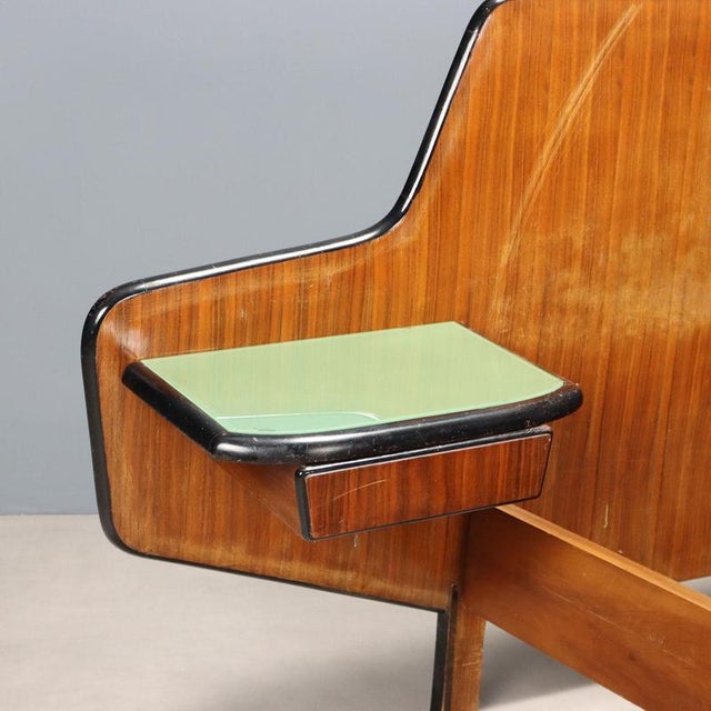 Bed with Bedside Tables, 1950s-1960s For Sale - Image 4 of 12