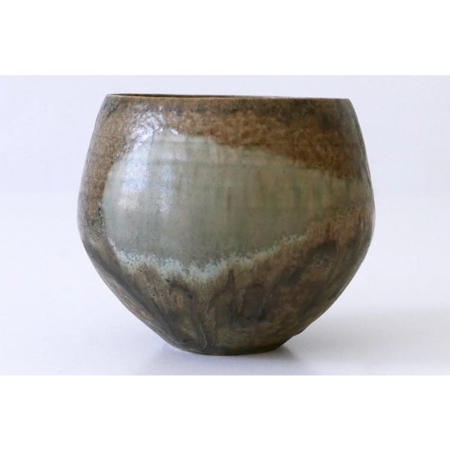 Ceramic Vintage Studio Pottery Ceramic Vase by Ilse Ludwig-Korbel, 1980s For Sale - Image 7 of 15