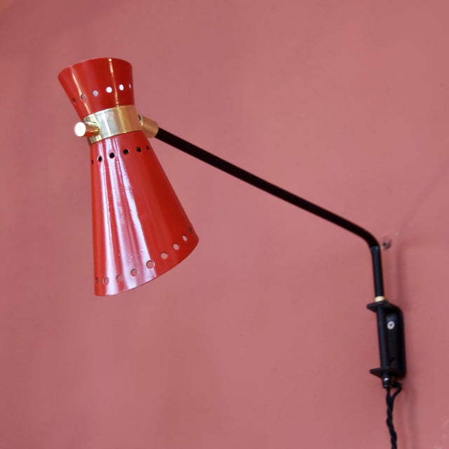 1950s Mid-Century Diabolo Sconce, 1950s For Sale - Image 5 of 14