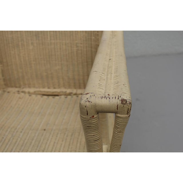 Art Nouveau Rattan Armchair, 1890s For Sale - Image 6 of 18