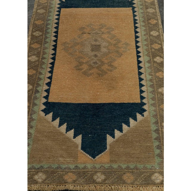 Turkish Mini Rug Oriental Hand Knotted Vintage Rug 1'6" x 2'9" #21219 Explore a curated collection of hallway runners,...