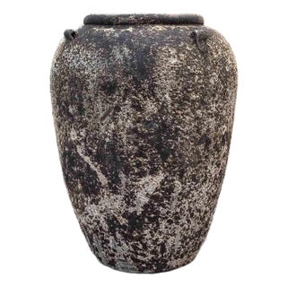 Andros Jar - Aegean Brown Terra Cotta Planter For Sale