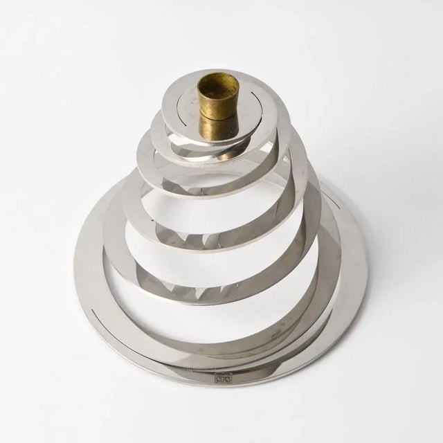 Postmodern Spring Candleholder from Sks, 1980s For Sale - Image 4 of 7