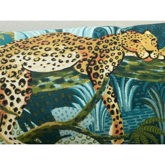 1960s Inside Outside Cheetah Safari Lumbar Pillow For Sale In Miami - Image 6 of 6