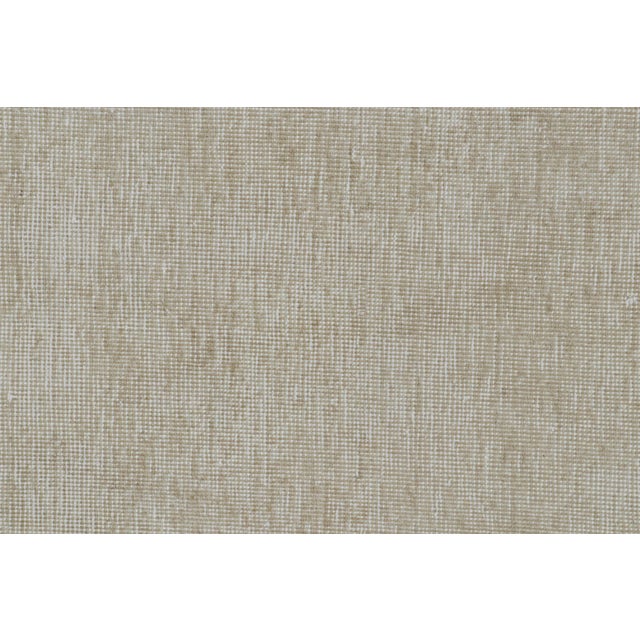 Rug & Kilim Vintage Overdyed Persian Runner Rug in Beige-Brown Open Field, From Rug & Kilim For Sale - Image 4 of 7