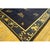 1920s Floral Chinese Square Peking Antique Navy Blue Allover Knotted Wool Rug For Sale In New York - Image 6 of 10