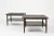 Set of Mid-Century Oak Coffee Tables in Espresso, C. 1950s For Sale - Image 4 of 11