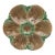 19th Century Majolica Chocolate Oyster Plate Luneville For Sale