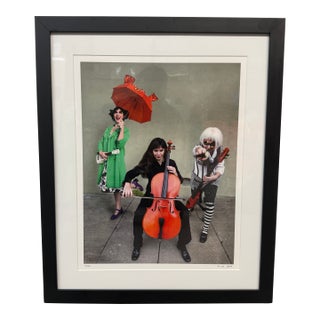 Elsa Hahne Framed Mardi Gras Helen Gillet Photograph + Signed, Edition 1/100 For Sale
