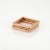 Modern Set of 3 Square Stacking Rings Sz 6 1/2 14k Rose Gold Estate Fine Jewellery Bands For Sale - Image 3 of 4