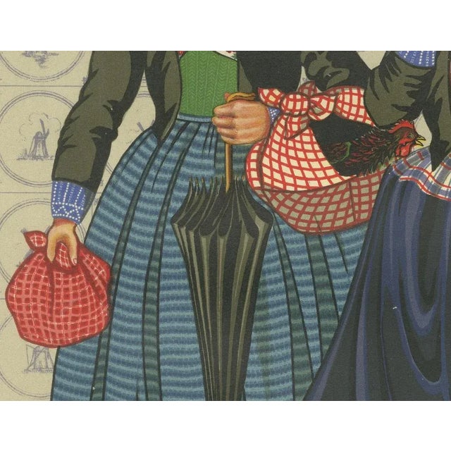 Gratiane de Gardilanne and Elizabeth Whitney Moffatt, Colorful Doornspyk Market Women in Apenjak Coats, 1932, Print For Sale - Image 6 of 10