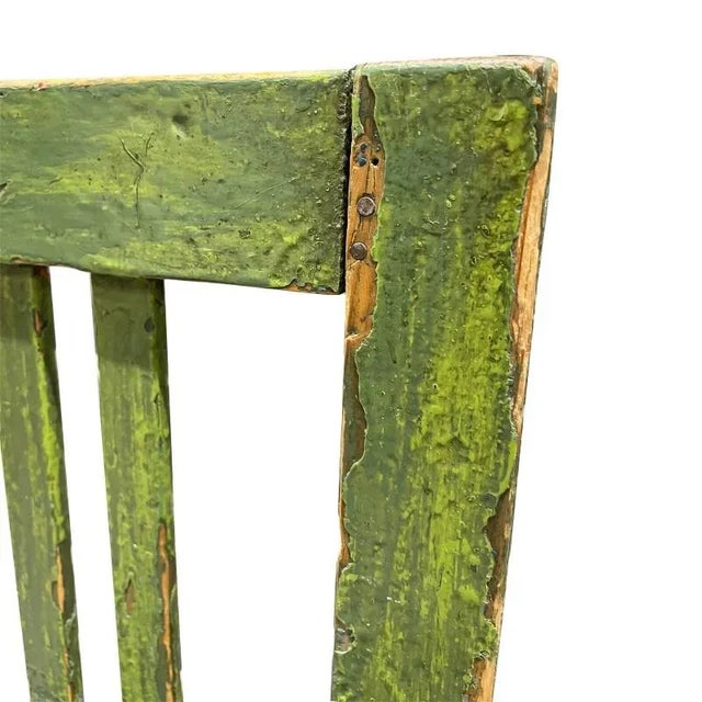 Antique French Pine Side Chairs- A Set of 4 For Sale - Image 9 of 13