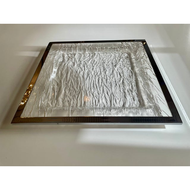 Italian Ice Cream Glass Tray in Acrylic Glass, 1970 For Sale - Image 4 of 7