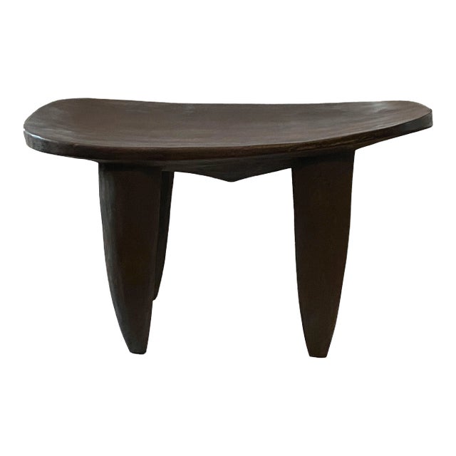 African Senufo Stool / Table I Coast 17" H by 29.5" W For Sale