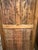 1920s Vintage Artistic Carved Indian Wooden Door | Floral Hand-Carved Barn Door Statement Piece 96 For Sale - Image 5 of 7