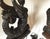 Circa 1880 Pair of Great Hand Carved Wood Winged Caryatids-Griffins Now as Lamps For Sale - Image 4 of 13