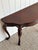 Late 20th Century Vintage Mahogany Demi-Lune Entryway Table For Sale - Image 5 of 15