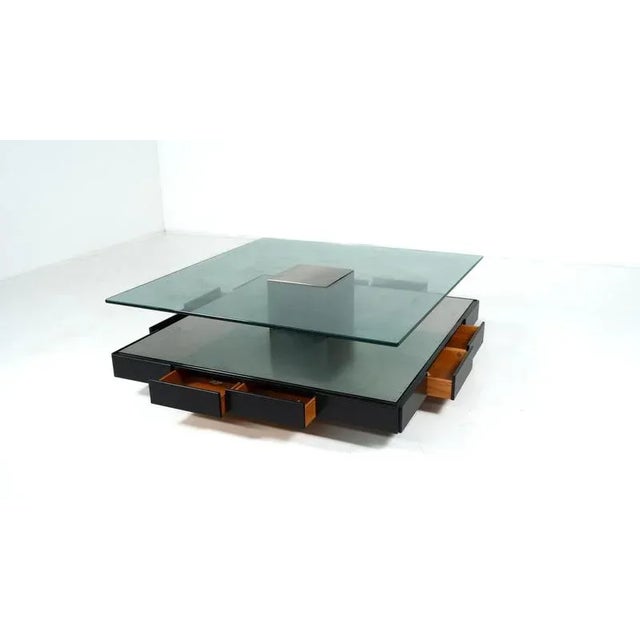 Metal Mid-Century Modern Tecno T147 Coffee Table by Marco Fantoni, Italy, 1970s For Sale - Image 7 of 16