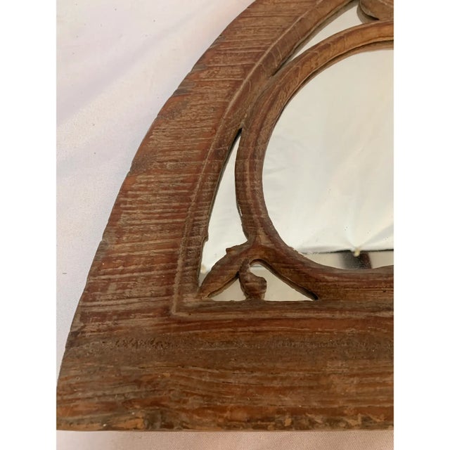 Ornate Segmented Arch Wall Mirror For Sale - Image 11 of 11