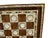 Brown Handmade Mother of Pearl Backgammon & Chess Board 21” Wooden Game Set For Sale - Image 8 of 11