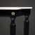 Mid-20th Century Black Console Table with White Stone Top, Italy For Sale - Image 9 of 18