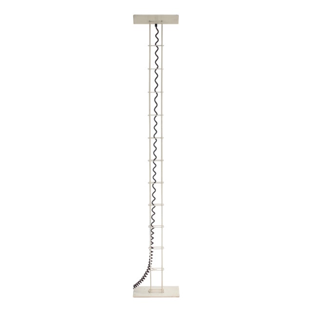 White Floor Lamp from Arelux, Italy, 1980s For Sale