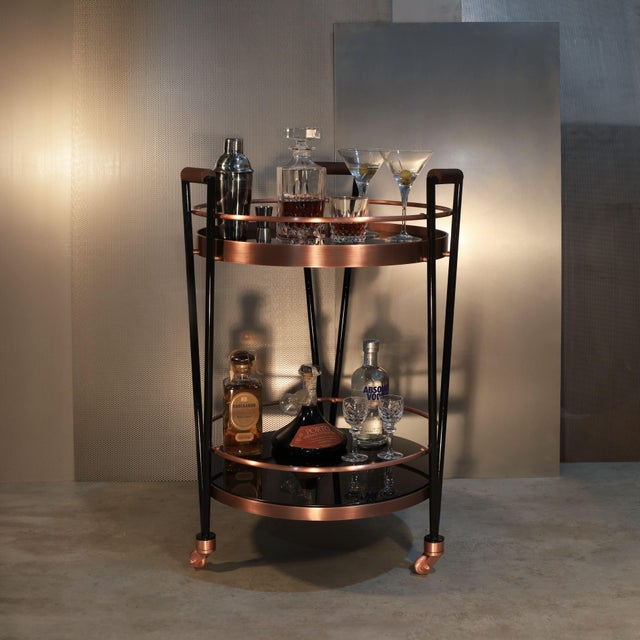 Crossroads Bar Cart by Porus Studio For Sale - Image 9 of 10