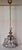 Vintage Ceiling Lamp with Purple-Brown Marbled Clear Glass Shade with on Brass Mount, in Very Good conditions. Designed...