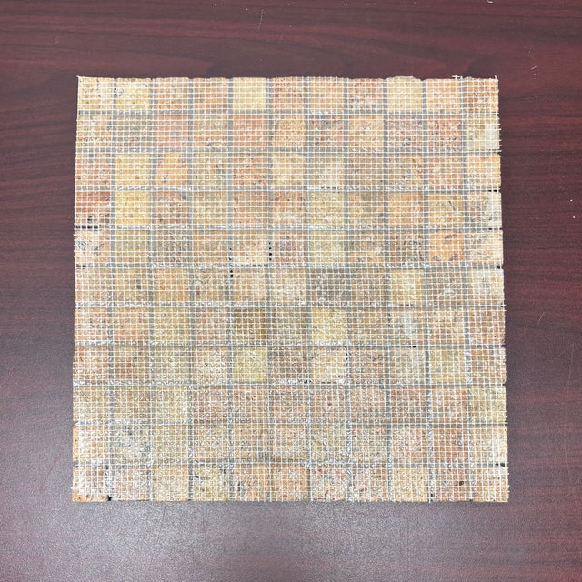 Sonrisa Travertine Polished 1" X 1" Mosaic For Sale - Image 4 of 4