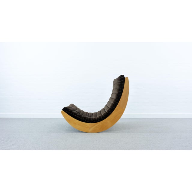 Brown Tandem Relaxer 2for2 Rocking Chair by Verner Panton for Rosenthal, 1970s For Sale - Image 8 of 18