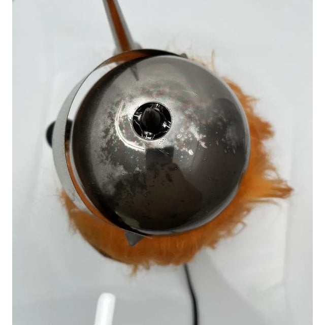 Red Mid-Century Augustus Desk Lamp by Enea Ferrari for Oldtimer Ferrari Otf, Italy, 1960s For Sale - Image 8 of 11