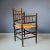 Dutch Bobbin Chair with Rush Seat, 1930s For Sale - Image 4 of 10
