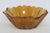 Indiana Glass Co Amber Carnival Glass Sunflower Bowl Scalloped Petal Rim 5017b For Sale - Image 11 of 11