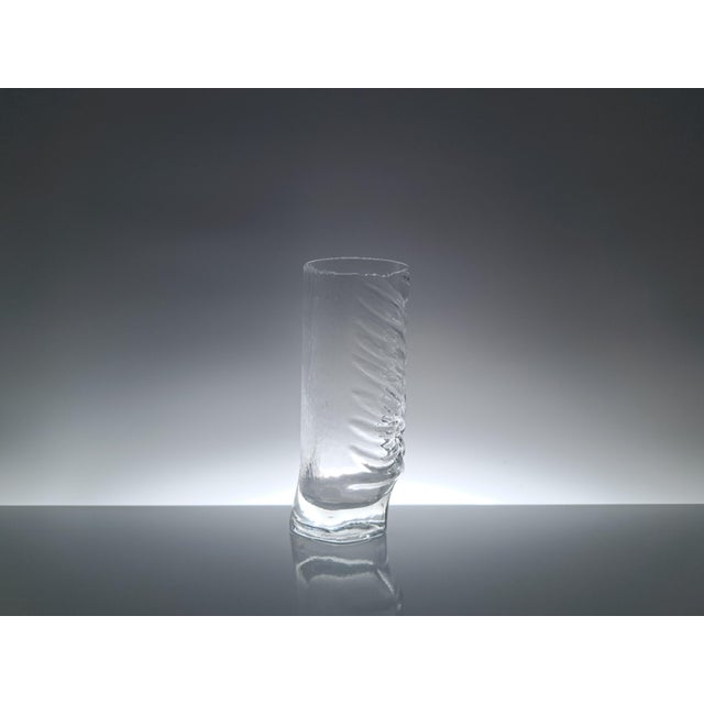Crystal Highball Glasses by Fabio Frontini for Arnolfo Di Cambio, 1970s, Set of 6 For Sale - Image 4 of 10
