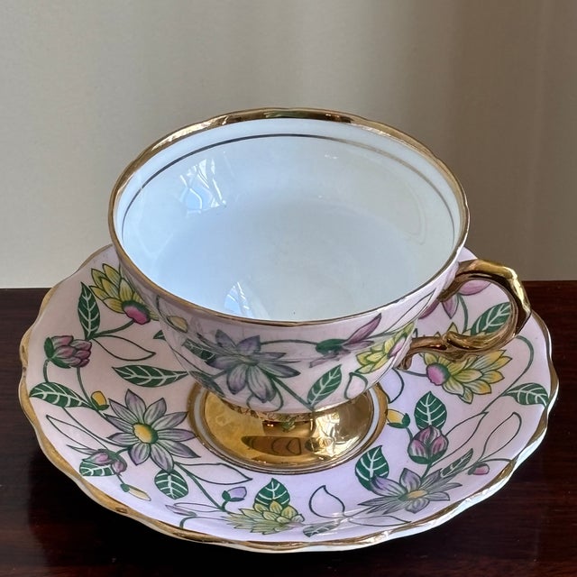 Mid 20th Century Mid-20th Century English Bone China Teacup For Sale - Image 5 of 17