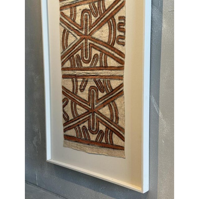 Vintage Mounted Tapa Cloth #3, 1950s For Sale - Image 6 of 9