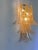 Luxury and and elegant transparent “SELLE” Murano glass with gold inside for those wall sconces-set of Two “SELLE”...