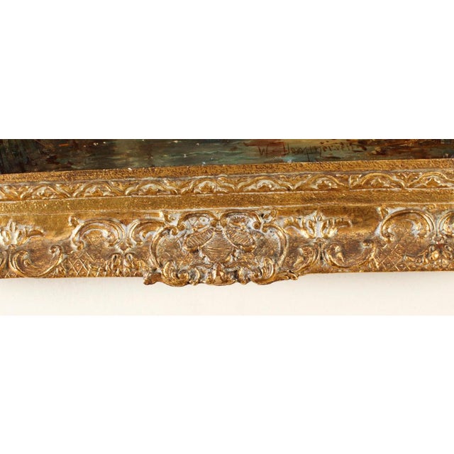 William Dommersen, A View on the Amstel, 19th Century, Oil Painting, Framed For Sale - Image 9 of 14