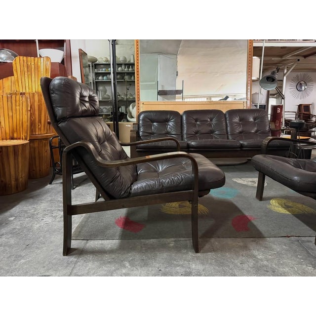 1970s Living Room Set by Ingmar Relling, 1970s, Set of 3 For Sale - Image 5 of 7