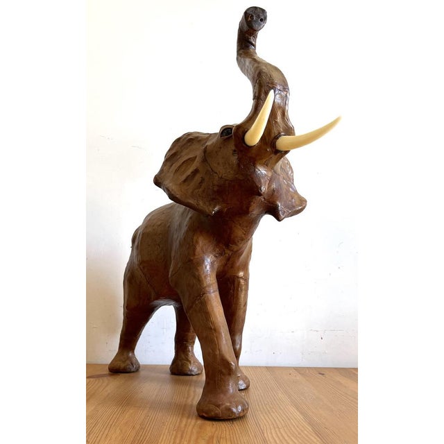 Elephants in Brown Leather, 1960s For Sale - Image 17 of 17