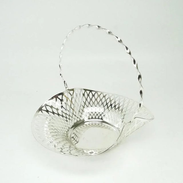 Art Nouveau Basket, Germany, 1930s For Sale - Image 4 of 6